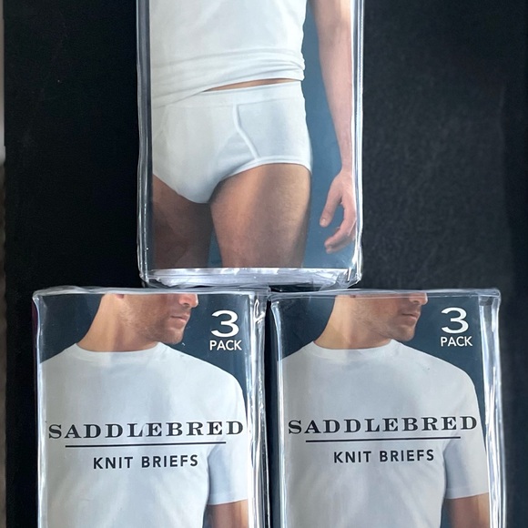 Saddlebred White Classic Briefs 3 Pack(3 packages) NIP!!! - Picture 9 of 9